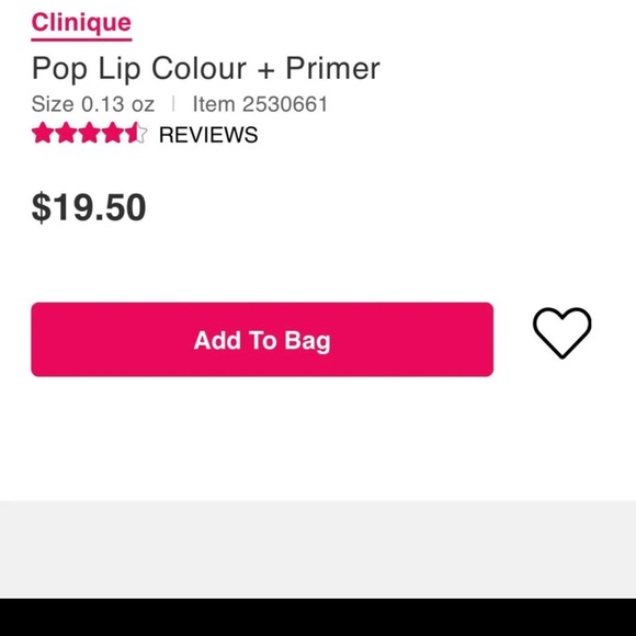 NEW Clinique Pop Lip Colour + Primer Lipstick in BARE POP - Picture 7 of 8
